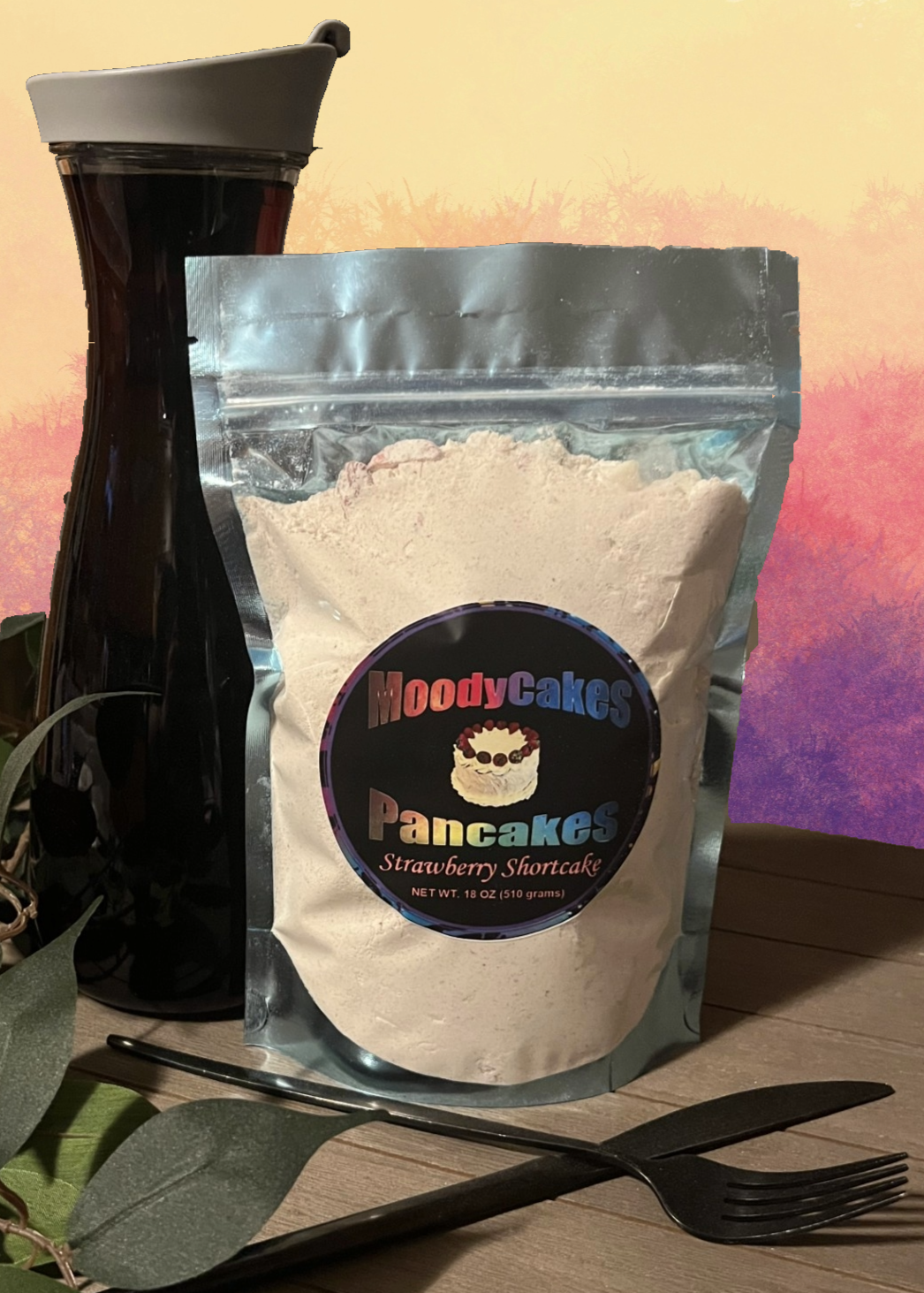MoodyCakes Pancake Mix - Strawberry Shortcake